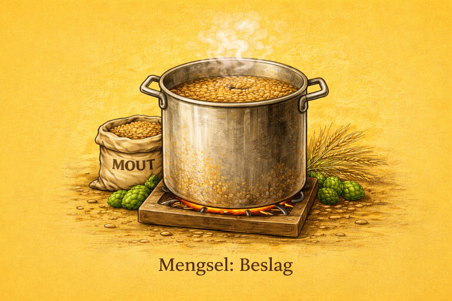 beslag maken bij bier brouwen